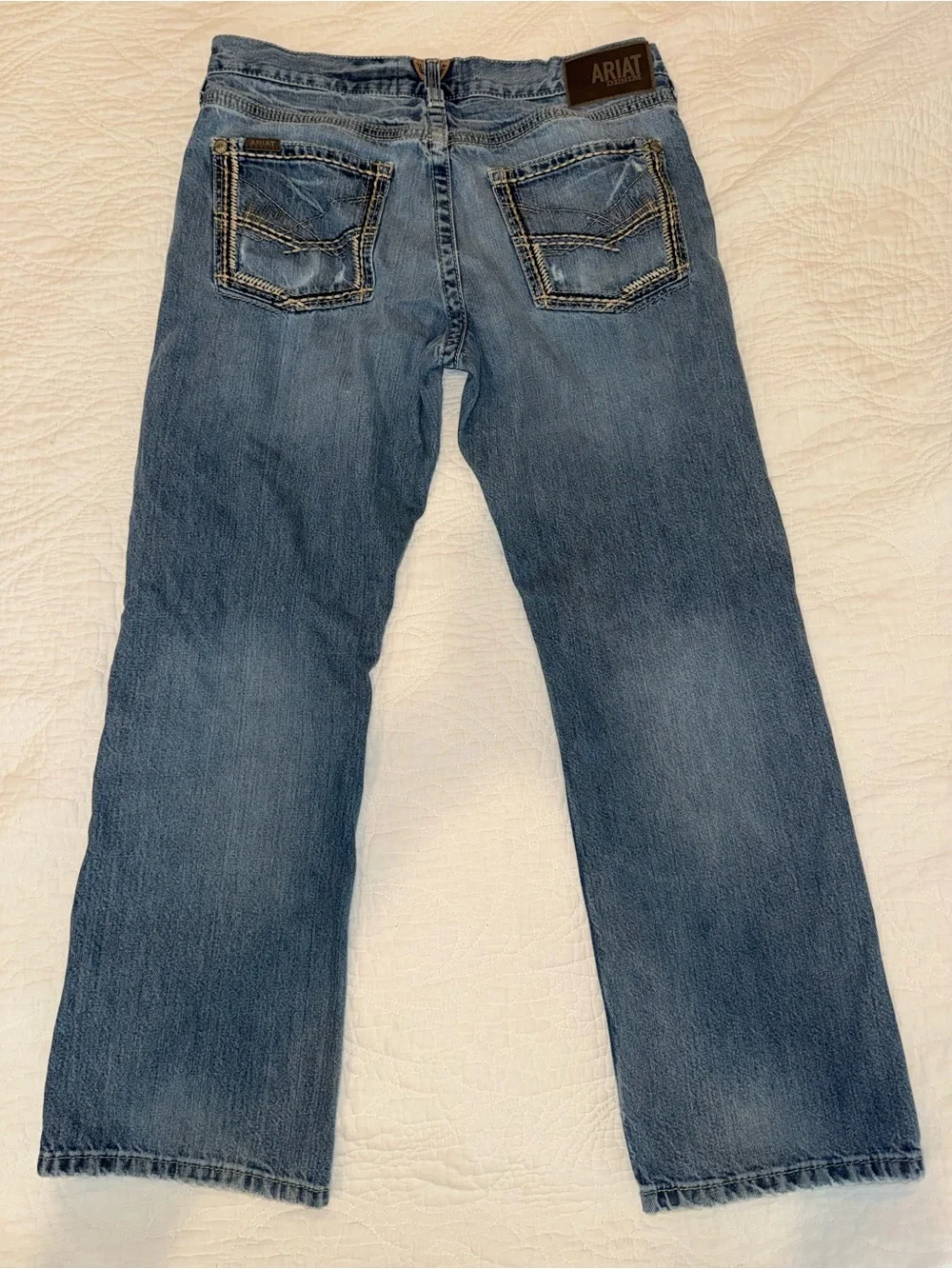 Ariat M5 Straight Fit Straight Leg Jeans Men’s 33x30 Western Denim Cowboy